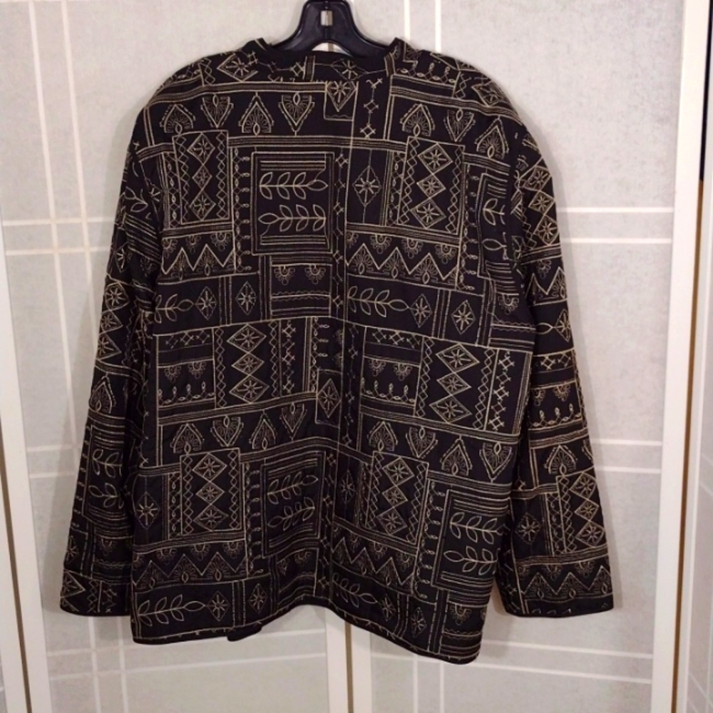 Lightweight Poly Lined Embroidered Jacket 22w - image 3